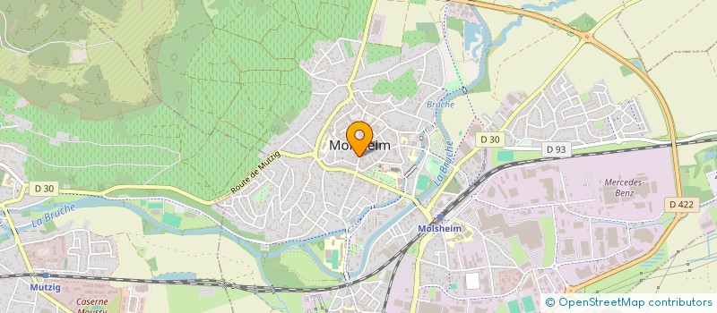 localisation de l'entreprise RUMBLE  MOLSHEIM