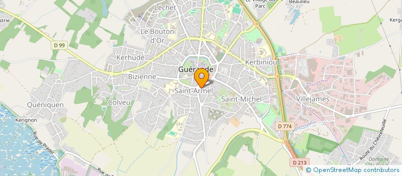 localisation de l'entreprise RUMEAU PASCAL à GUERANDE
