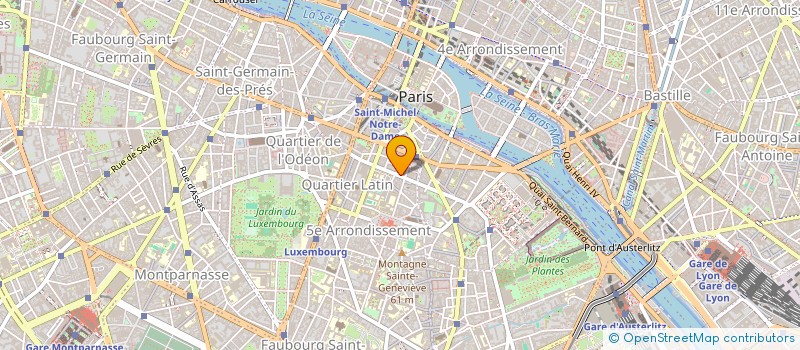 localisation de l'entreprise RUMEURS SARL à PARIS