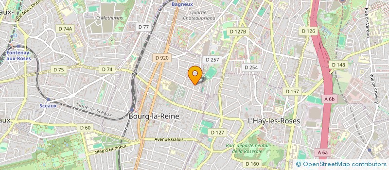 localisation de l'entreprise RUMEX à BOURG-LA-REINE