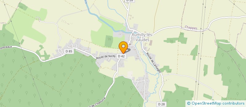 localisation de l'entreprise RUMILLY SPORTS  RUMILLY-LES-VAUDES