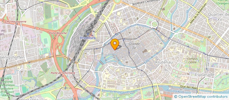 localisation de l'entreprise RUMORS à STRASBOURG