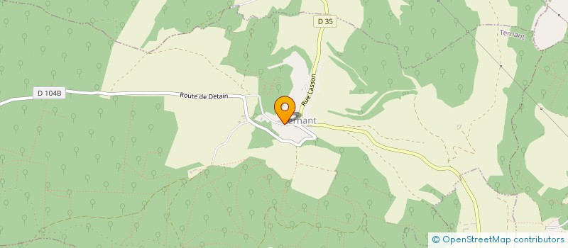 localisation de l'entreprise RUMYO à TERNANT