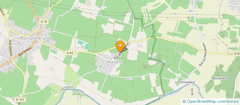 localisation de l'entreprise RUN 4 LAYON  TERRANJOU