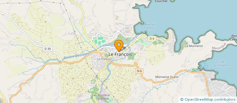 localisation de l'entreprise RUN à LE FRANCOIS