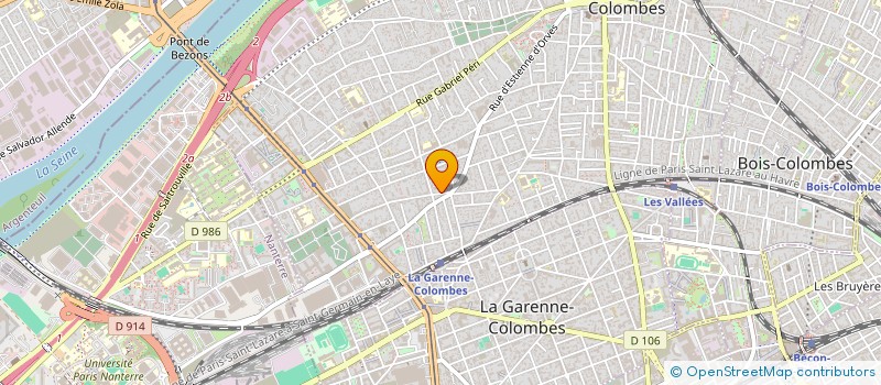 localisation de l'entreprise RUN ABOUT à COLOMBES