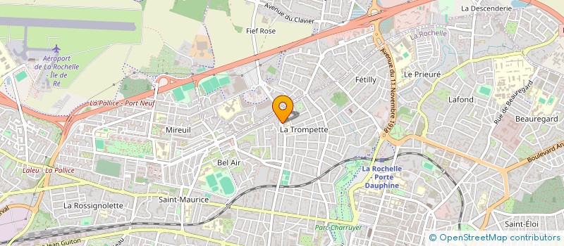 localisation de l'entreprise RUN ACCUEIL LA ROCHELLE  LA ROCHELLE