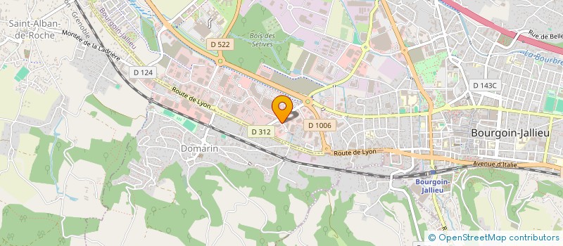 localisation de l'entreprise RUN ADDICT à BOURGOIN-JALLIEU