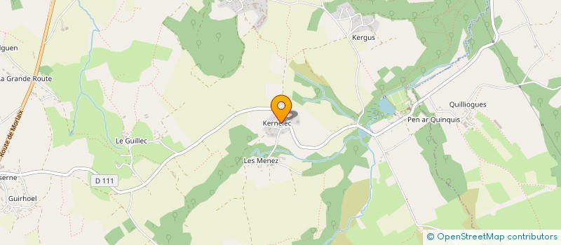 localisation de l'entreprise RUN ART à PLOUNEOUR-MENEZ