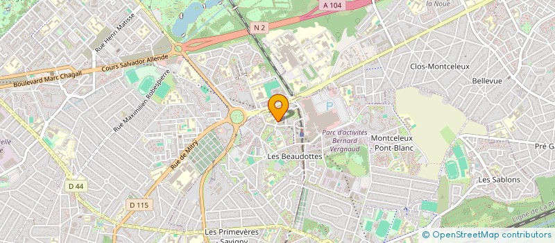 localisation de l'entreprise RUN'ART RECORDS à SEVRAN