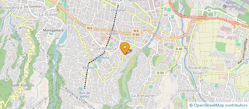 localisation de l'entreprise RUN AUTO BOUVET à SAINT-DENIS