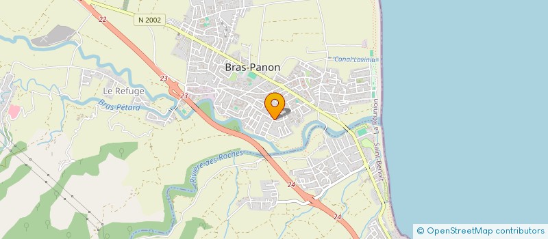 localisation de l'entreprise RUN AVENIR  BRAS-PANON