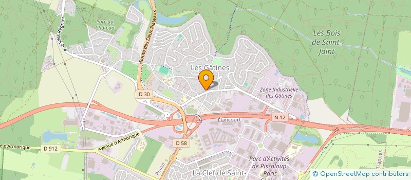 localisation de l'entreprise RUN & BIKE  PLAISIR