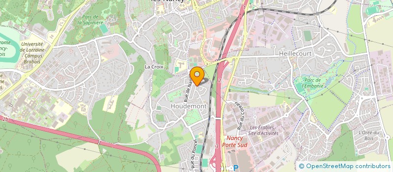 localisation de l'entreprise RUN BY A GROUP  HOUDEMONT