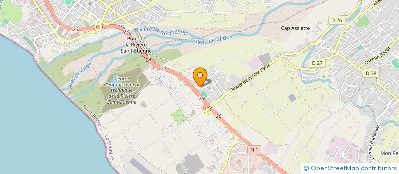 localisation de l'entreprise RUN CHARGE  SAINT-PAUL