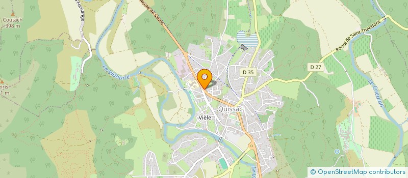 localisation de l'entreprise RUN CYCLES QUISSAC  QUISSAC