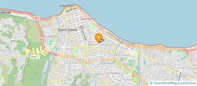 localisation de l'entreprise RUN DATA SYSTEM REUNION à SAINT-DENIS