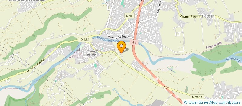 localisation de l'entreprise RUN DESTOCKAGE à BRAS-PANON