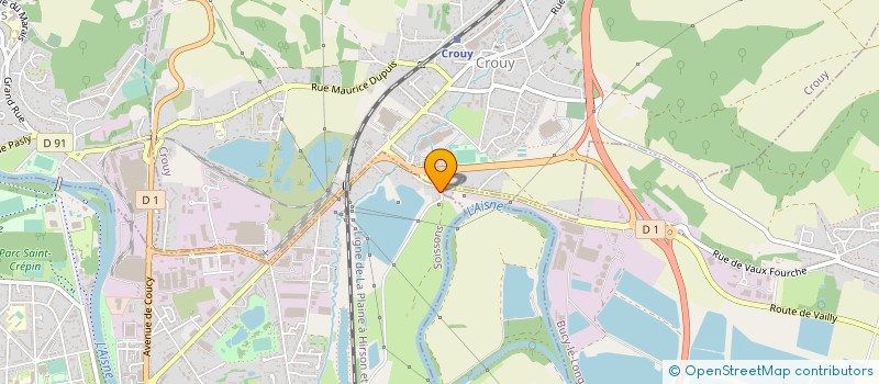 localisation de l'entreprise RUN & DRIVE à SOISSONS