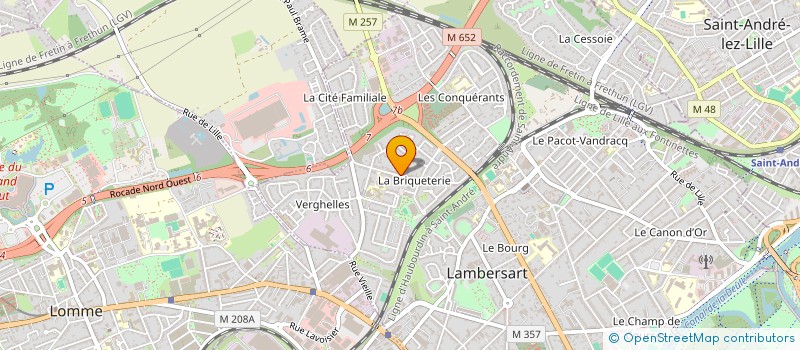 localisation de l'entreprise RUN ECO à LAMBERSART