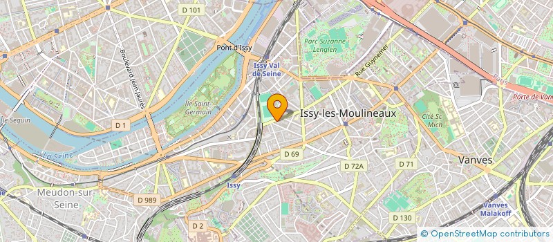 localisation de l'entreprise RUN ELLES à ISSY-LES-MOULINEAUX