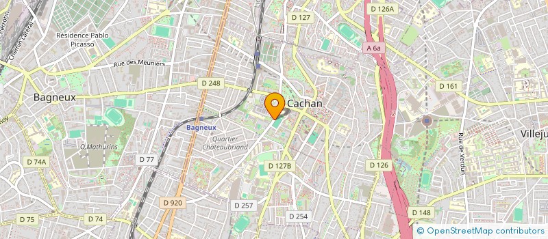 localisation de l'entreprise RUN FOR THEM  CACHAN