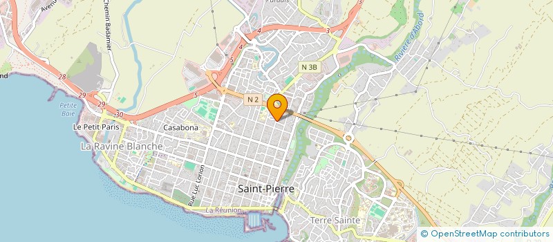 localisation de l'entreprise RUN GRILL à SAINT-PIERRE