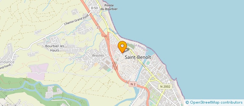 localisation de l'entreprise RUN HIPPOCRATE à SAINT-BENOIT