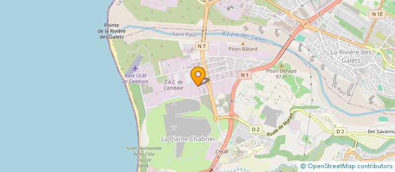 localisation de l'entreprise RUN HIT à SAINT-PAUL