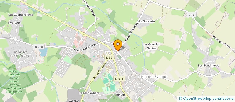 localisation de l'entreprise RUN'IN PARIGNE  PARIGNE-L'EVEQUE