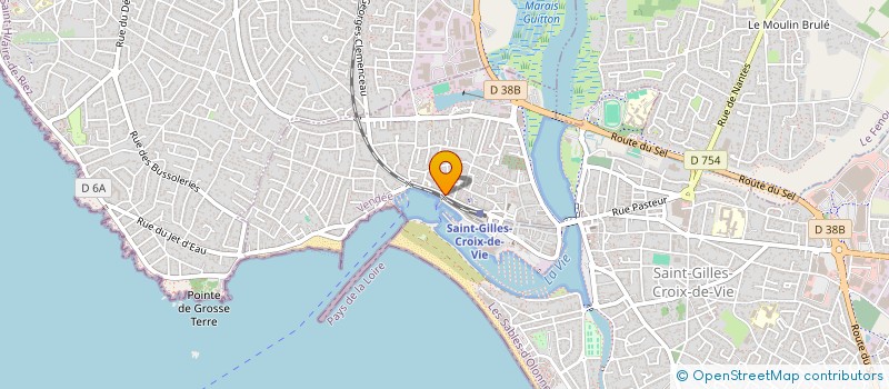 localisation de l'entreprise RUN IN SGXV à SAINT-GILLES-CROIX-DE-VIE