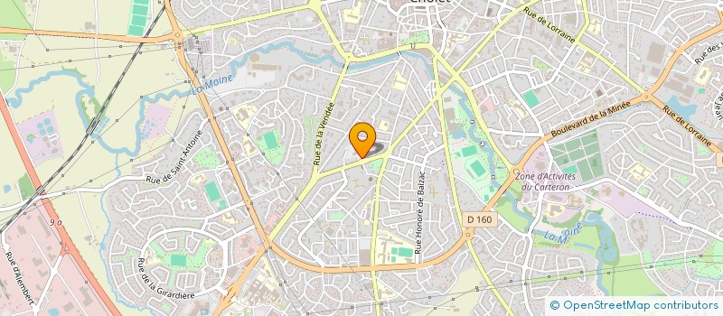 localisation de l'entreprise RUN'IN TRAIL à CHOLET