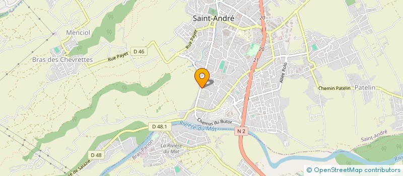 localisation de l'entreprise RUN INVEST IMMOBILIER à SAINT-ANDRE