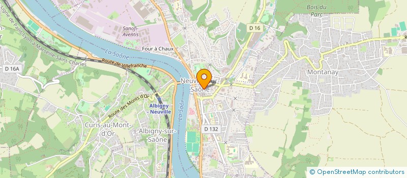 localisation de l'entreprise RUN'ISTA à NEUVILLE-SUR-SAONE