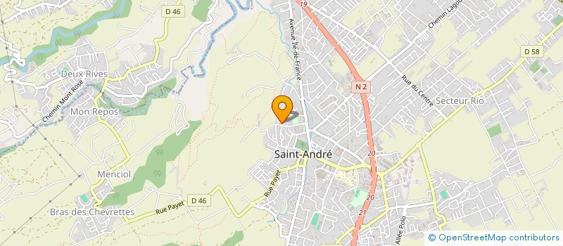 localisation de l'entreprise RUN IXO à SAINT-ANDRE