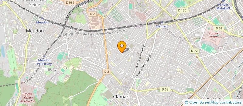 localisation de l'entreprise RUN LIFE INVEST à CLAMART