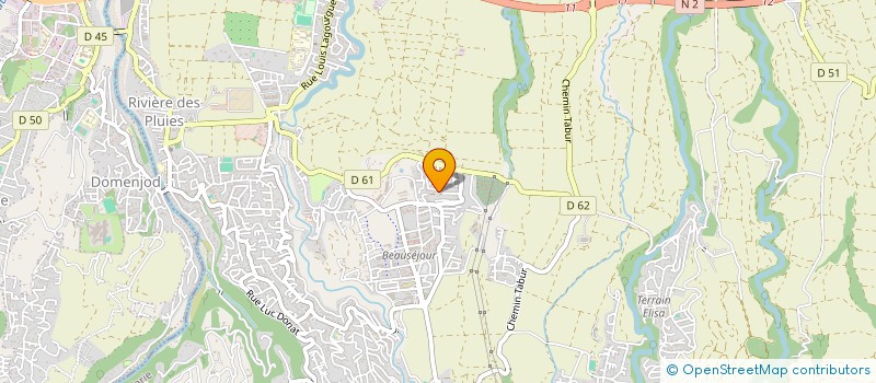 localisation de l'entreprise RUN LOC 2 ROUES 974  SAINTE-MARIE