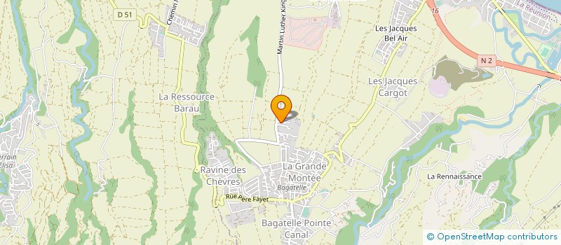 localisation de l'entreprise RUN MB LIVRAISONS  SAINTE-SUZANNE