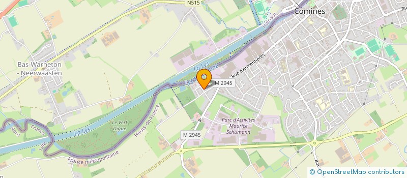 localisation de l'entreprise RUN NAITRE EN GAZELLE  COMINES