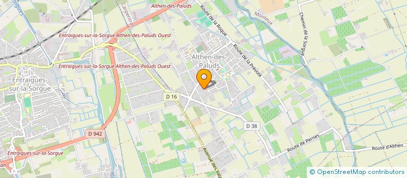 localisation de l'entreprise RUN NINE  ALTHEN-DES-PALUDS