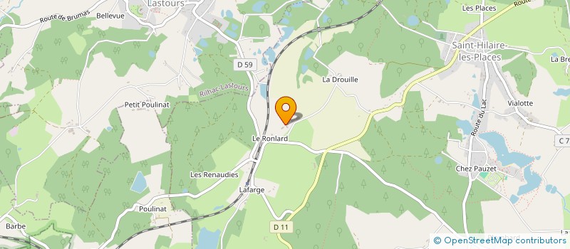 localisation de l'entreprise RUN'OD1  SAINT-HILAIRE-LES-PLACES