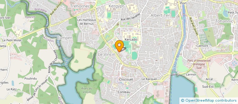 localisation de l'entreprise RUN & PADDLE à VANNES