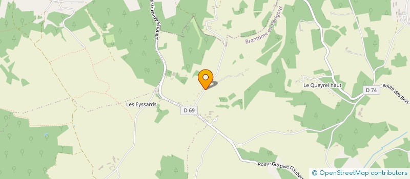 localisation de l'entreprise RUN PLAISIR  BRANTOME EN PERIGORD