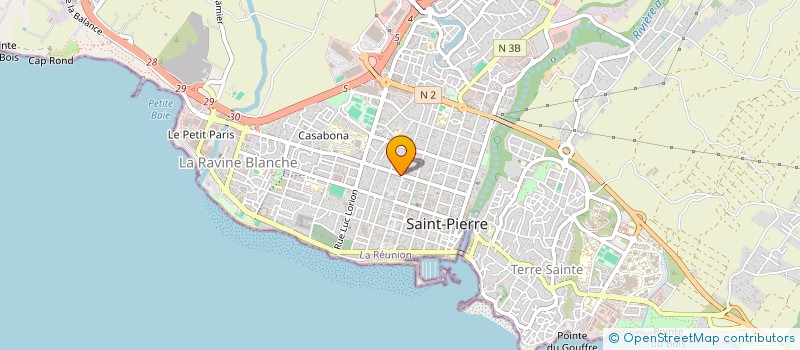 localisation de l'entreprise RUN POT SARL à SAINT-PIERRE