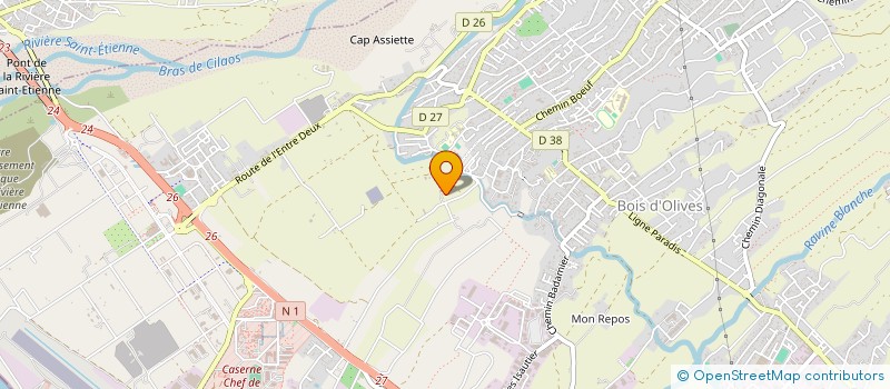 localisation de l'entreprise RUN PROJECTION  SAINT-PIERRE