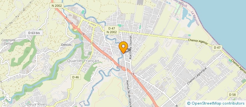 localisation de l'entreprise RUN RESEAUX OI  SAINT-ANDRE