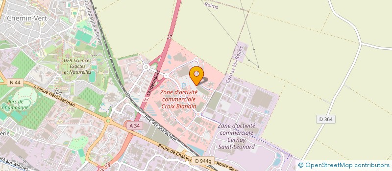 localisation de l'entreprise RUN RVL  REIMS