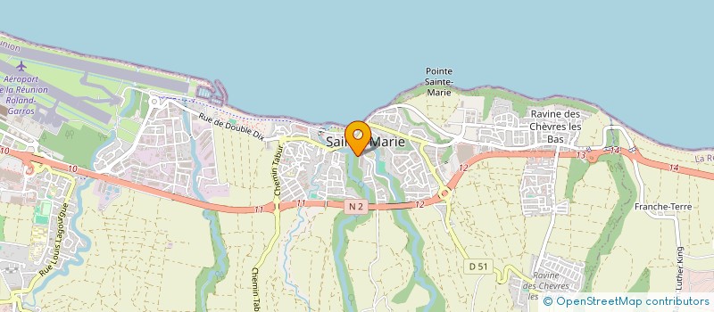 localisation de l'entreprise RUN SEGA  SAINTE-MARIE