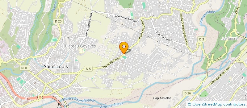 localisation de l'entreprise RUN SERVICES MENUISERIES à SAINT-LOUIS