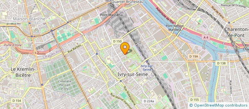 localisation de l'entreprise RUN START à IVRY-SUR-SEINE